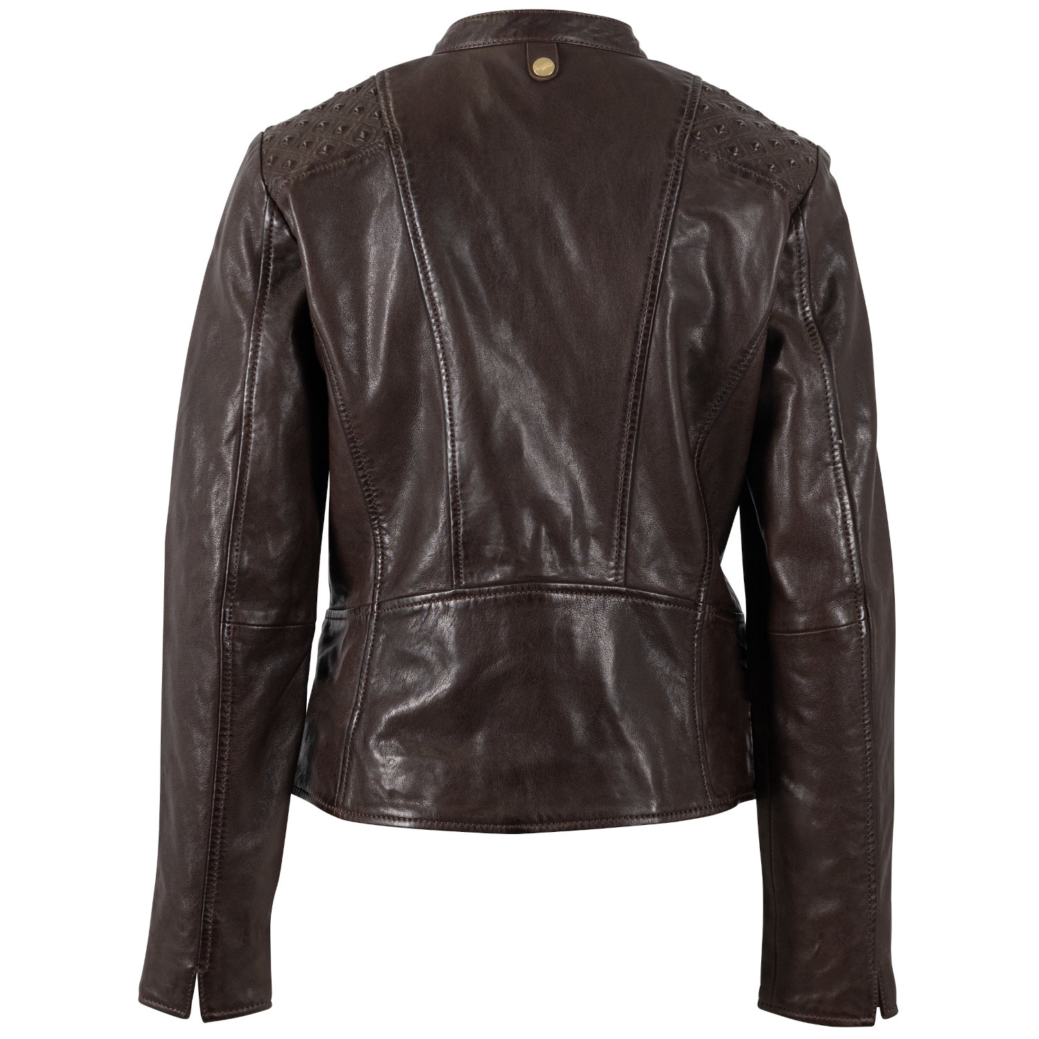 Kurtka skórzana damska Mauritius kasztanowa MWMakena – Kurtki skórzane