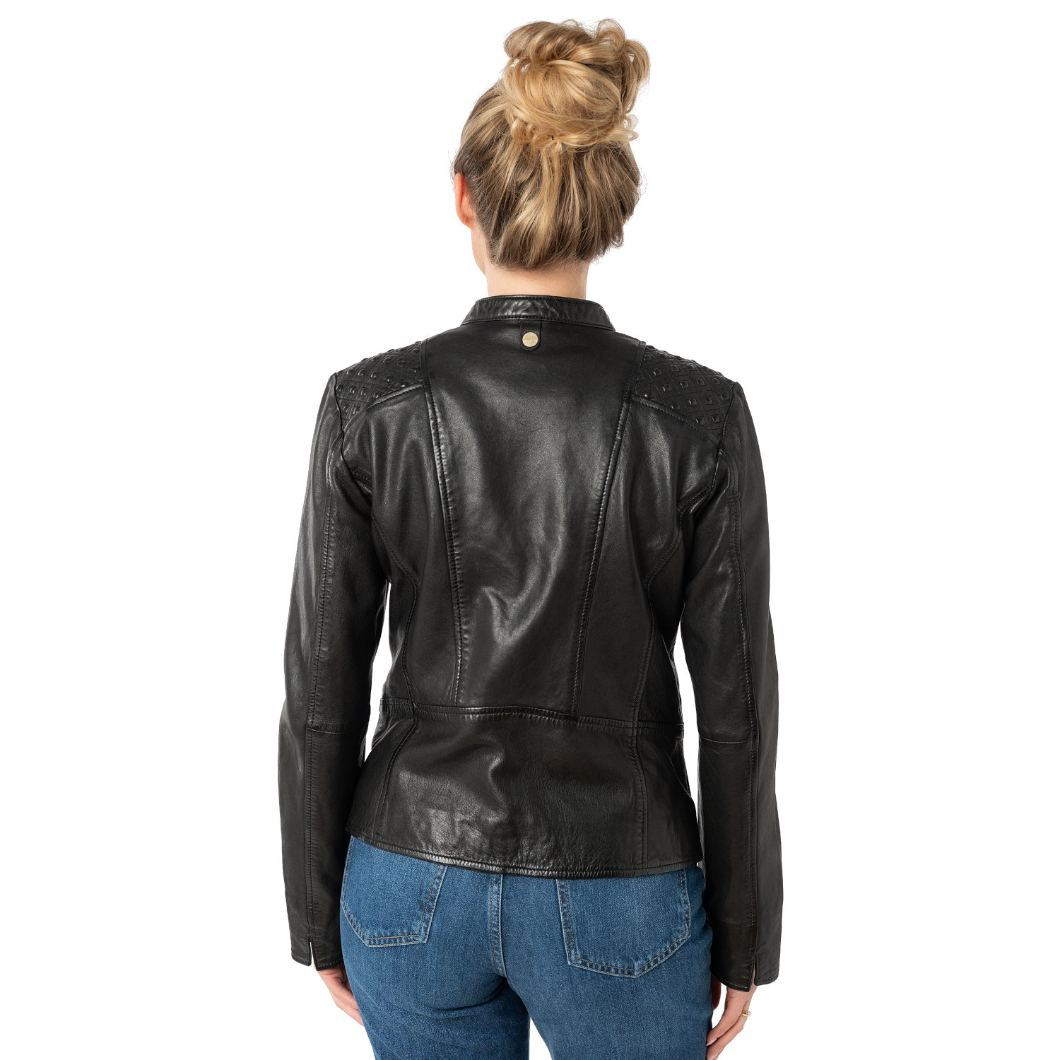 Kurtka skórzana damska Mauritius Czarna MWMakena – Kurtki skórzane