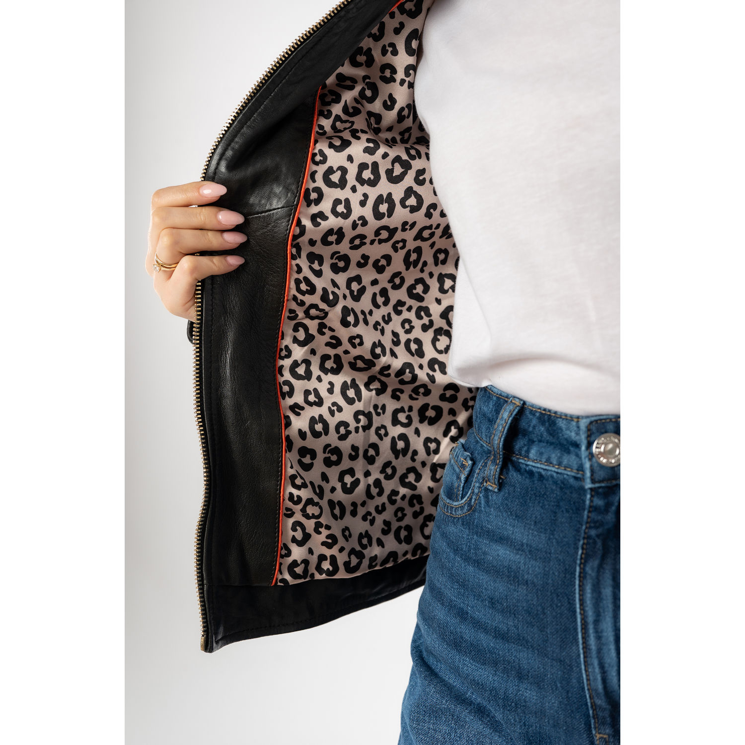 Kurtka skórzana damska Mauritius Czarna MWMakena – Kurtki skórzane