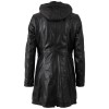 Długa skórzana kurtka damska Mauritius Czarna MWMilene – Kurtki skórzane