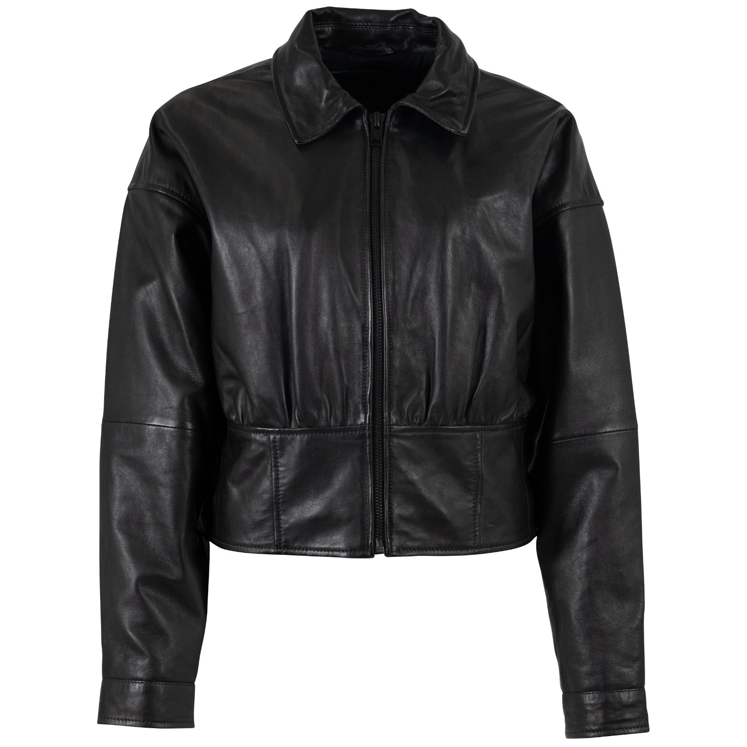 Kurtka skórzana damska Mauritius Czarna MWMillia