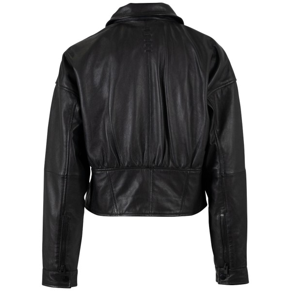 Kurtka skórzana damska Mauritius Czarna MWMillia