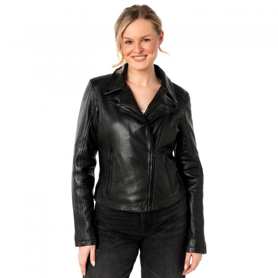 Kurtka skórzana damska Mauritius Czarna MWMishell
