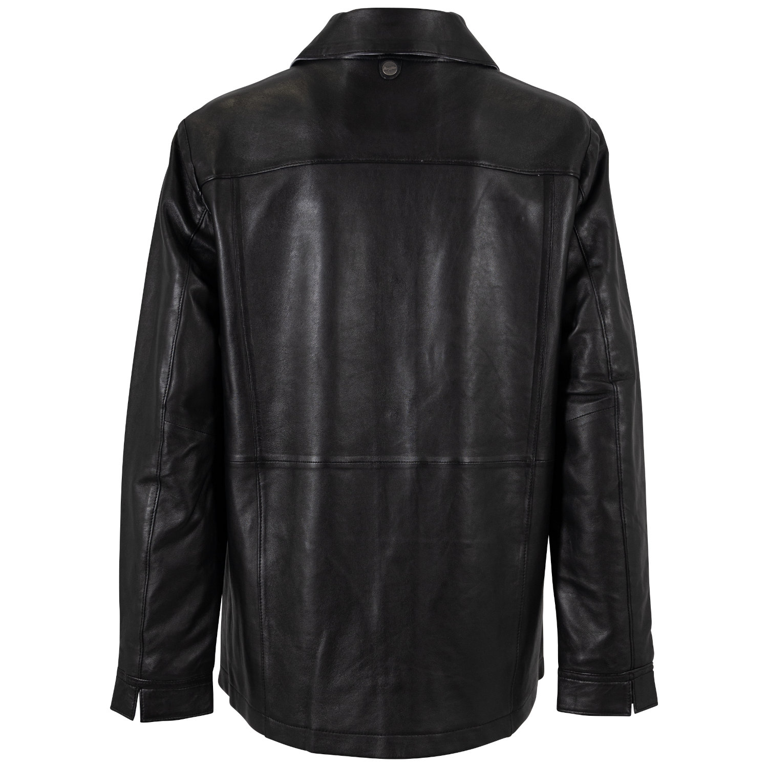 Długa skórzana koszula damska Mauritius Czarna MWNadya