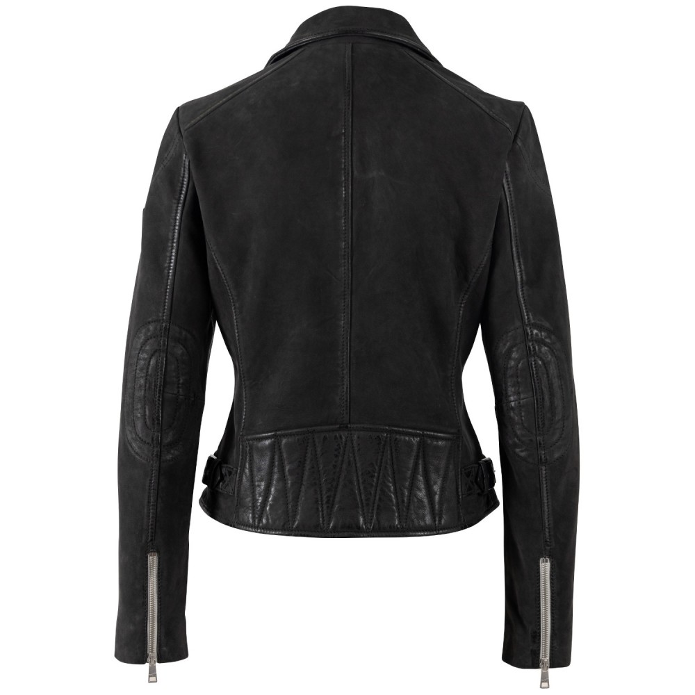 Kurtka skórzana damska Mauritius Czarna MWNalani