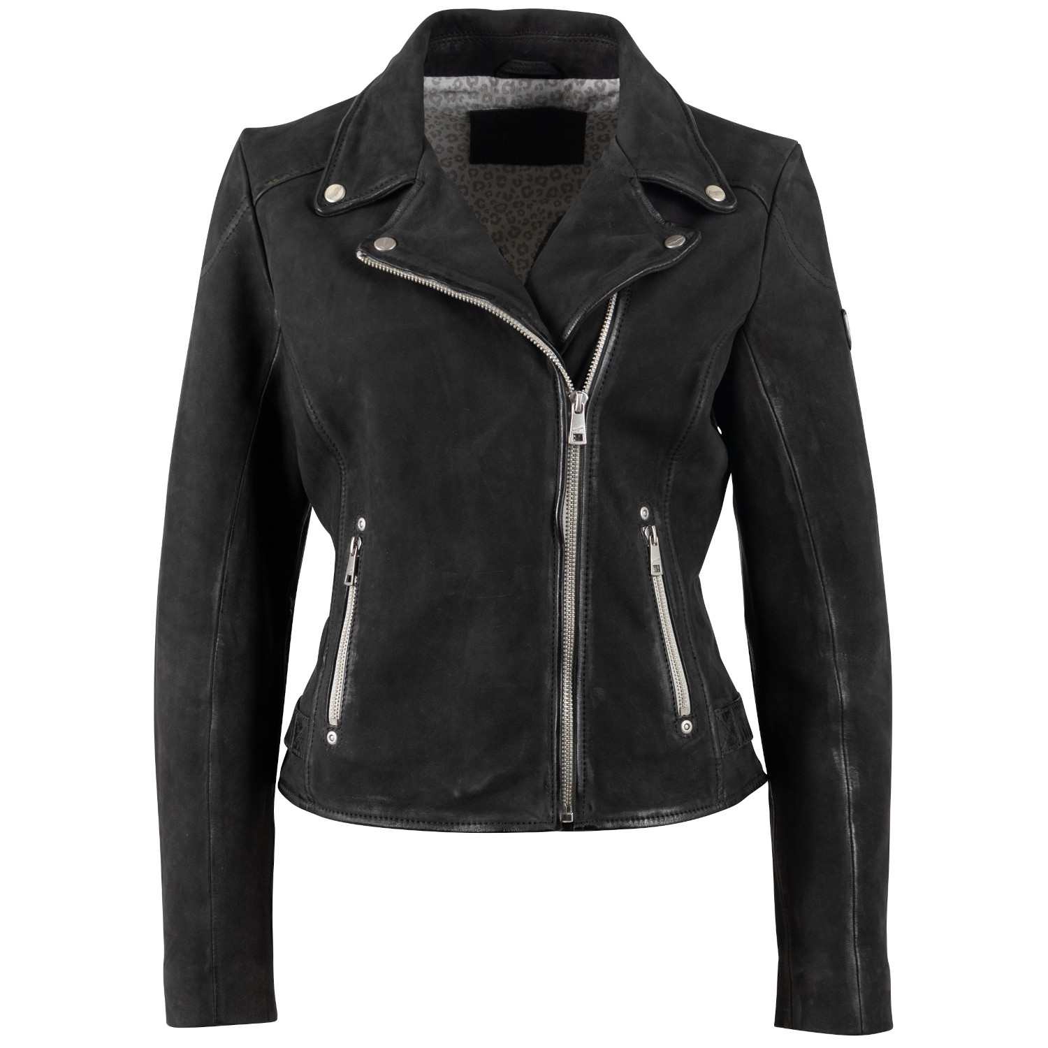 Kurtka skórzana damska Mauritius Czarna MWNalani – Kurtki skórzane