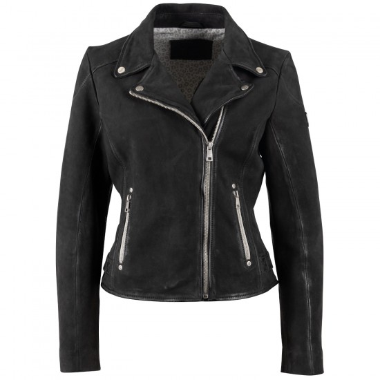 Kurtka skórzana damska Mauritius Czarna MWNalani