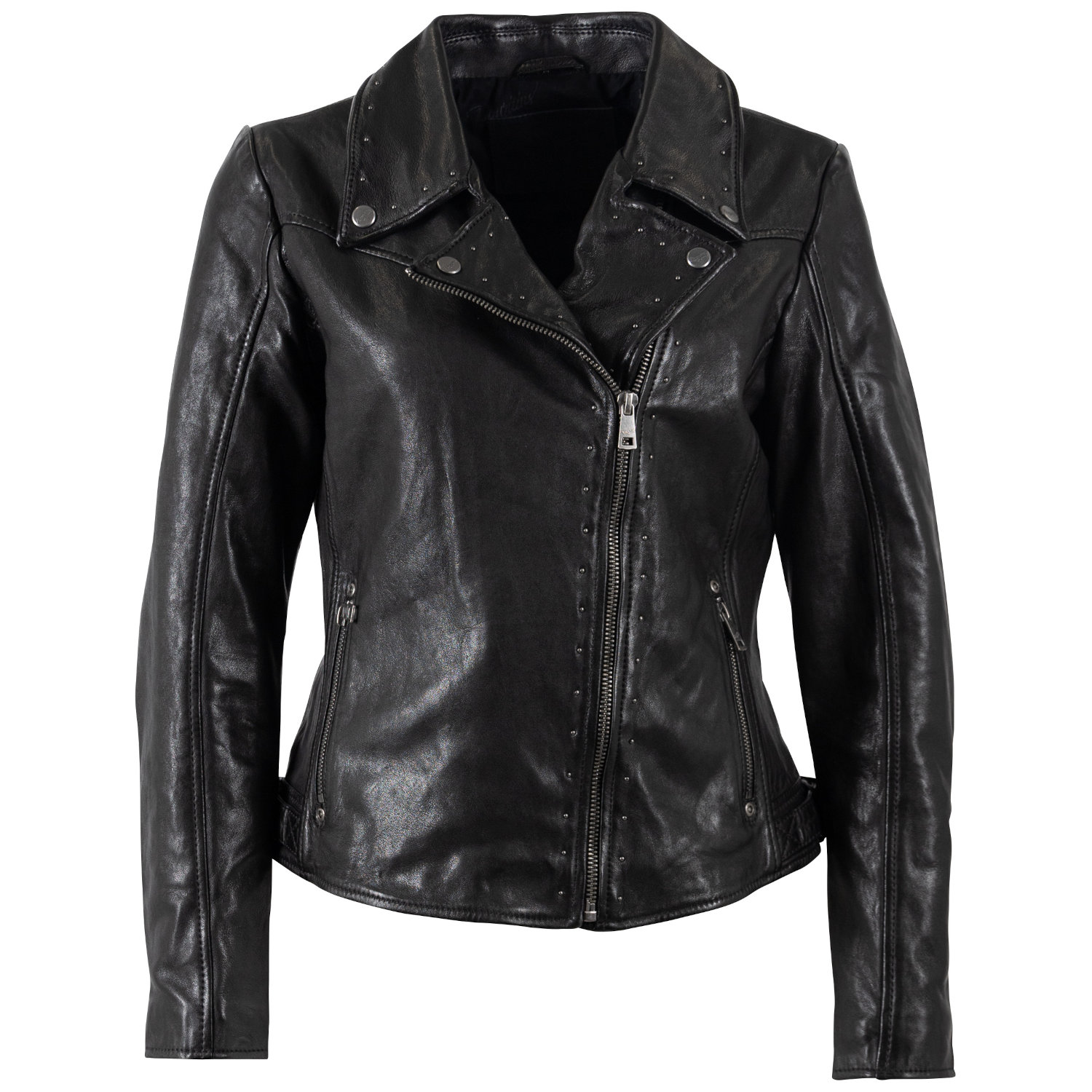 Kurtka skórzana damska Mauritius Czarna MWNoelle – Kurtki skórzane