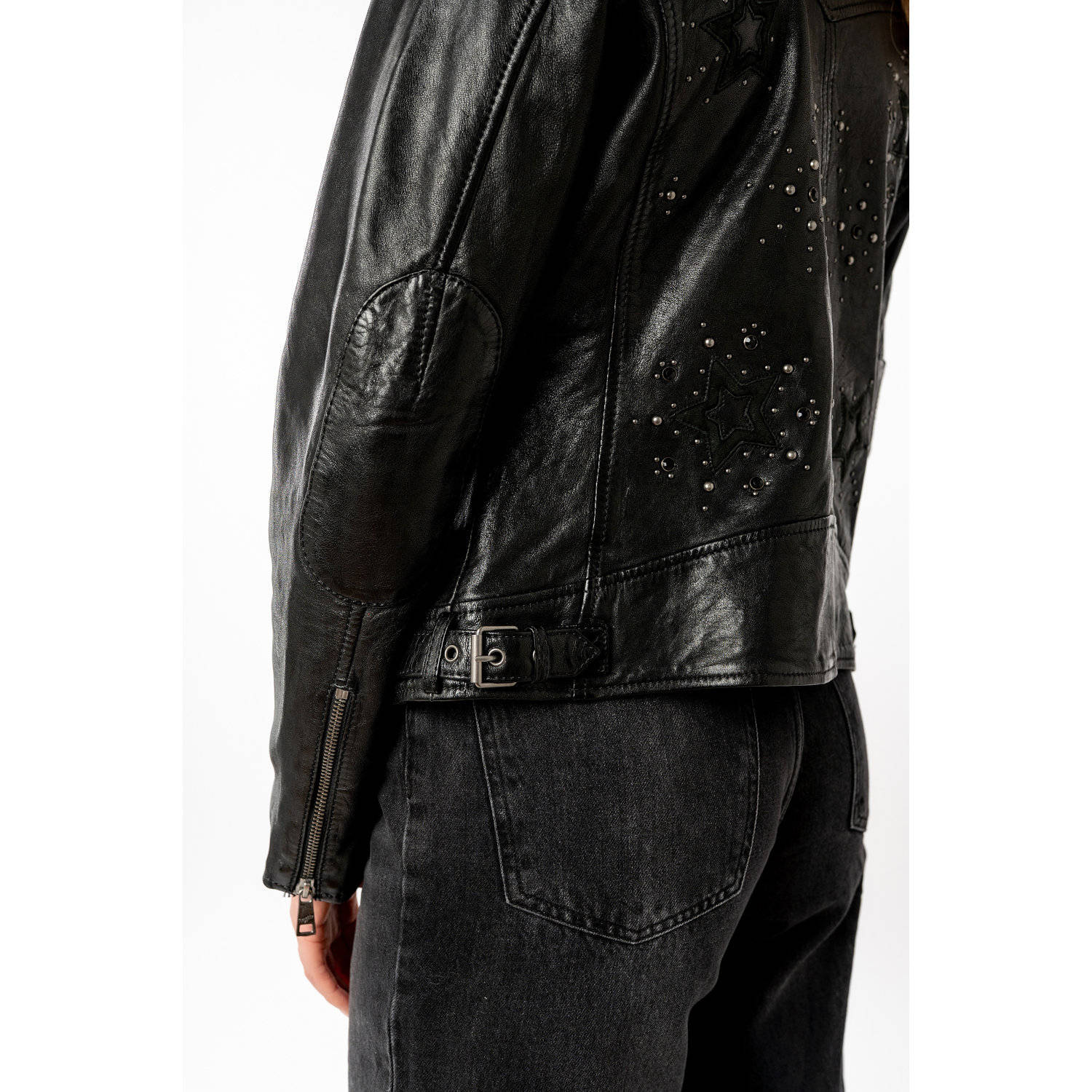 Kurtka skórzana damska Mauritius Czarna MWNoelle – Kurtki skórzane