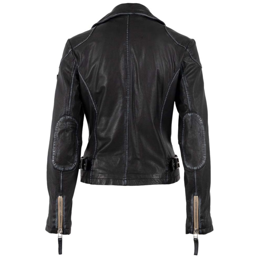 Kurtka skórzana damska Mauritius Czarna MWPGG