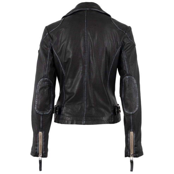 Kurtka skórzana damska Mauritius Czarna MWPGG