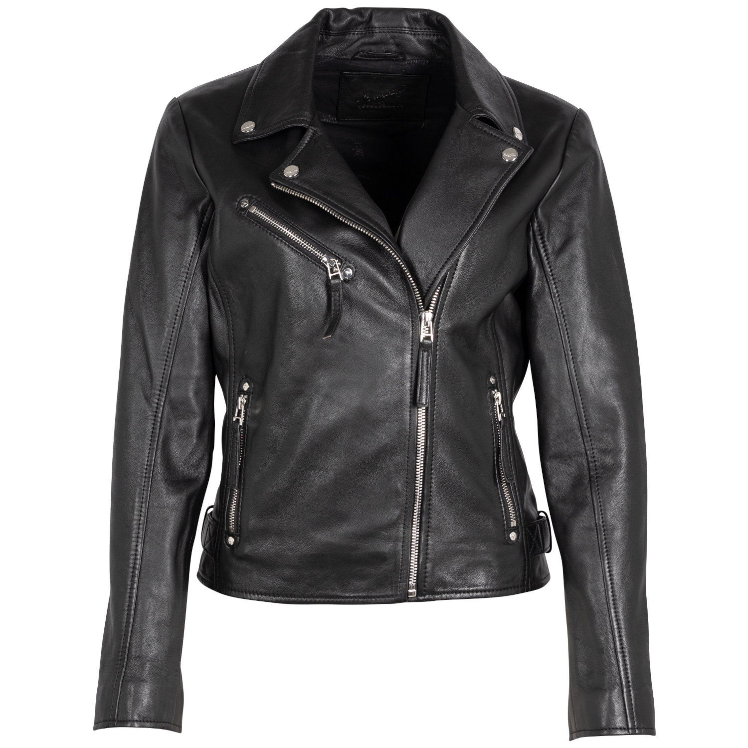 Kurtka skórzana damska Mauritius Czarna MWPasja – Kurtki skórzane