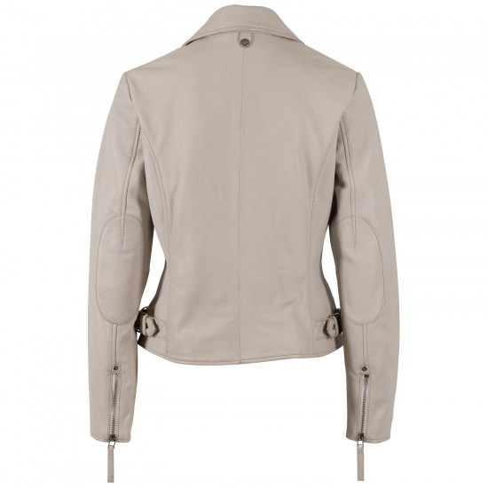 Kurtka skórzana damska Mauritius Ivory White MWPasja