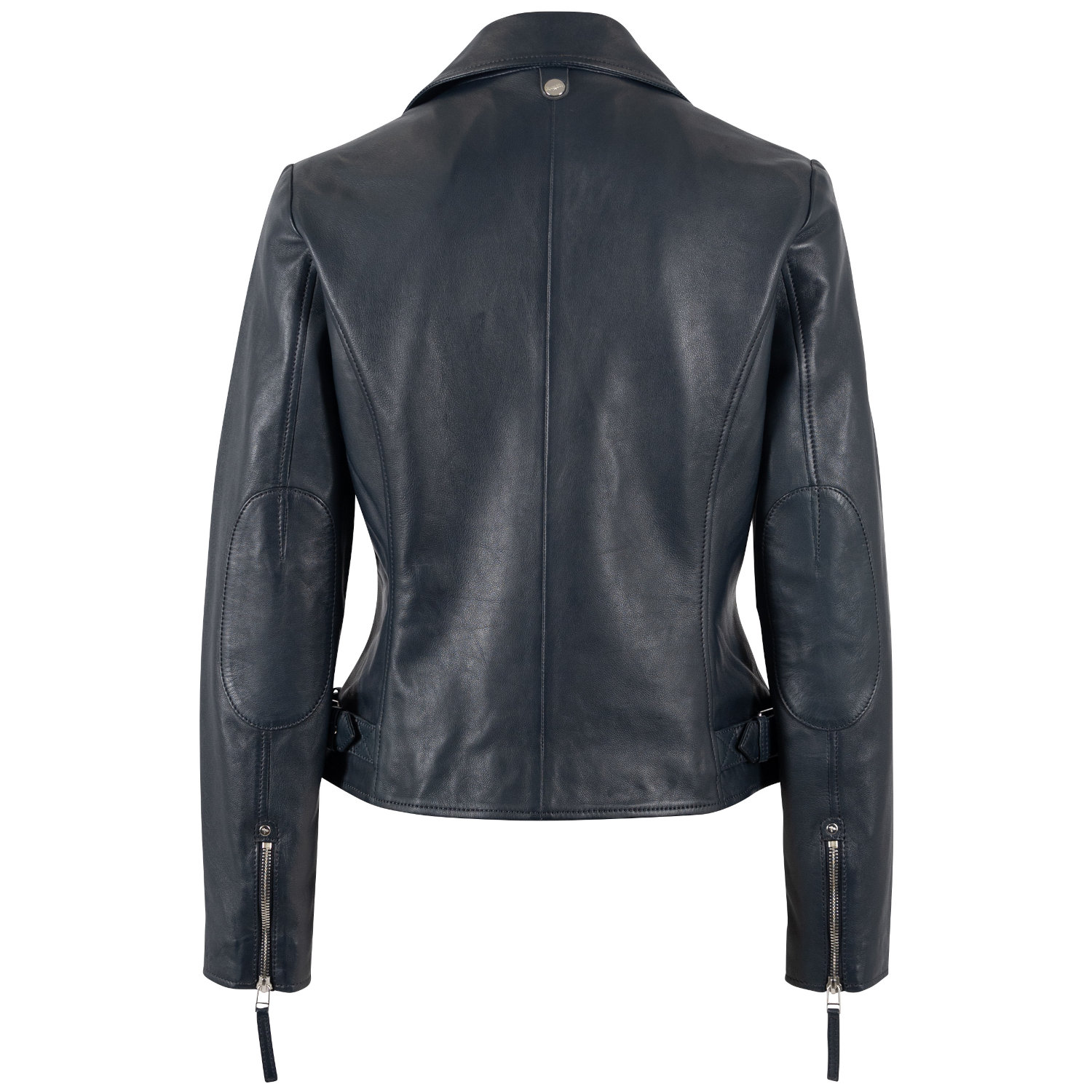 Kurtka skórzana damska Mauritius granatowa MWPasja – Kurtki skórzane