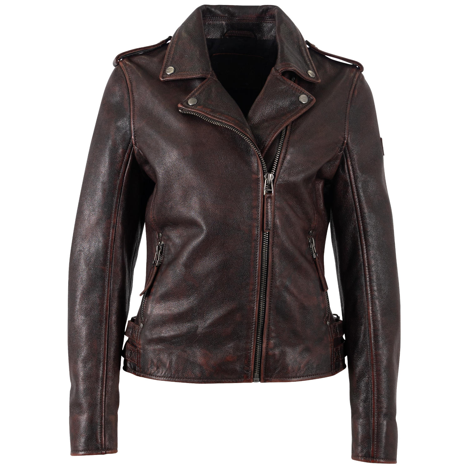 Kurtka skórzana damska Mauritius Vintage Burgundy MWPhoebe – Kurtki skórzane