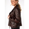 Kurtka skórzana damska Mauritius Vintage Burgundy MWPhoebe – Kurtki skórzane