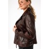 Kurtka skórzana damska Mauritius Vintage Burgundy MWPhoebe – Kurtki skórzane