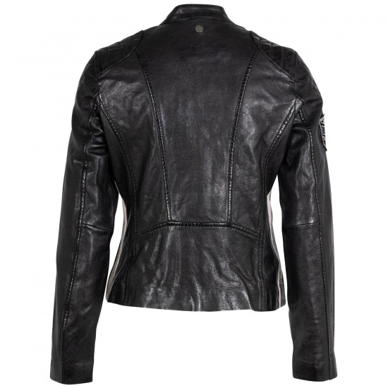 Kurtka skórzana damska Mauritius Czarna MWPhoenixia