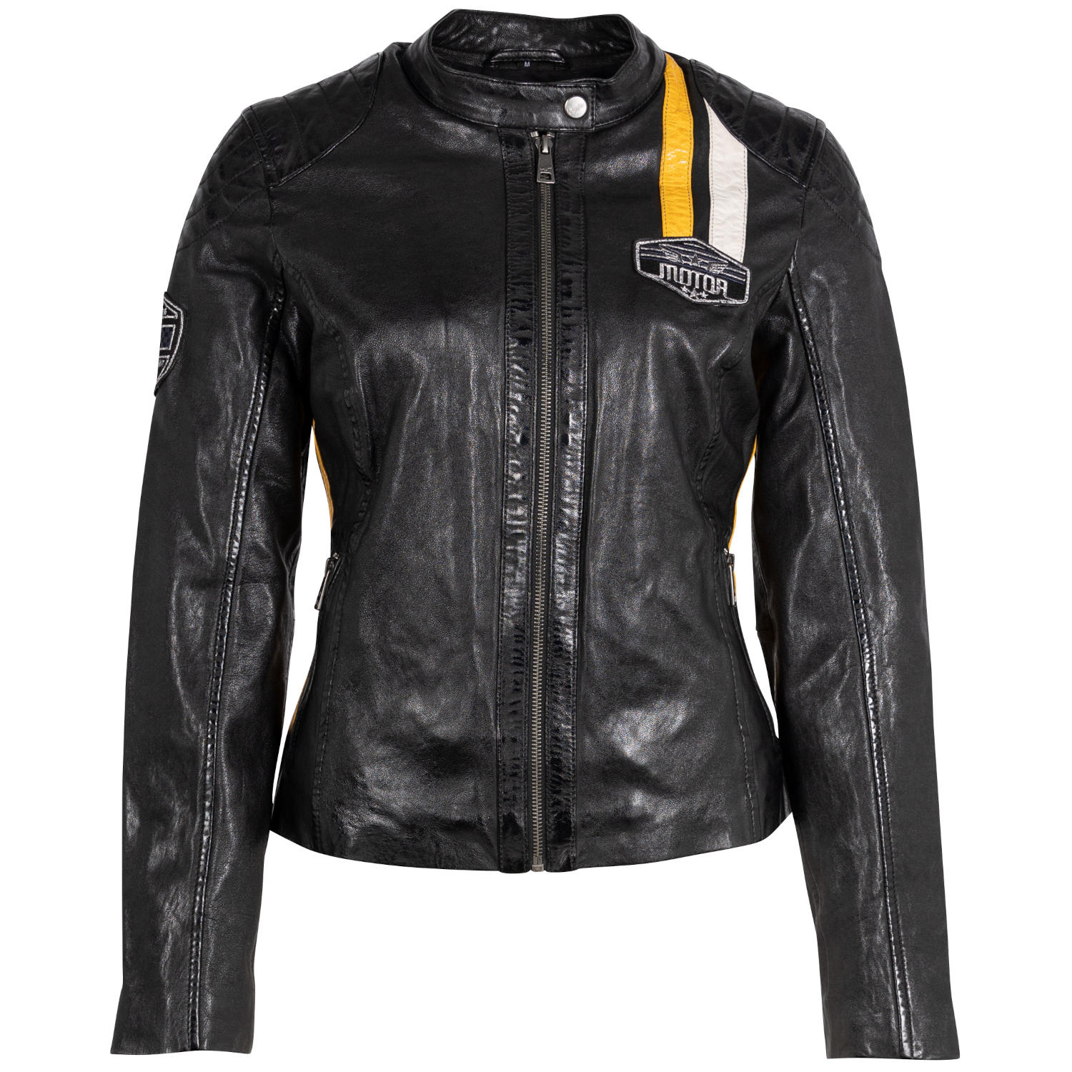 Kurtka skórzana damska Mauritius Czarna MWPhoenixia – Kurtki skórzane