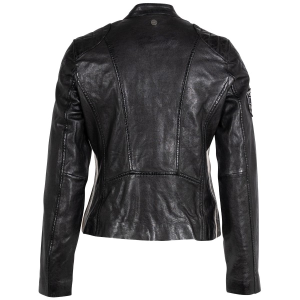 Kurtka skórzana damska Mauritius Czarna MWPhoenixia