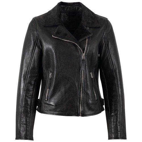 Kurtka skórzana damska Mauritius Czarna MWPosie