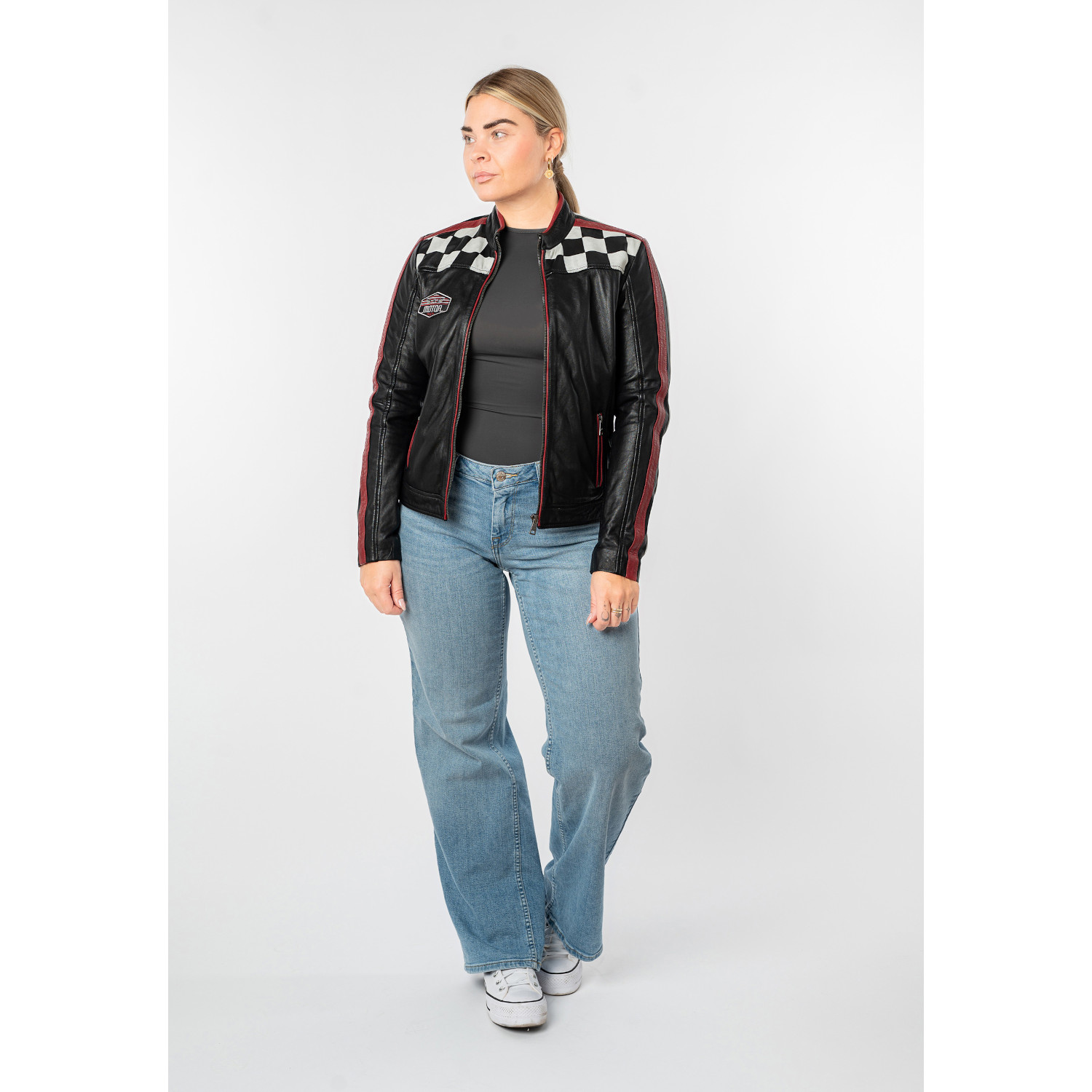 Kurtka skórzana damska Mauritius Czarna MWRena