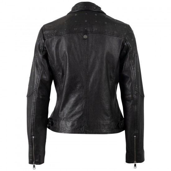 Kurtka skórzana damska Mauritius Czarna MWSharli