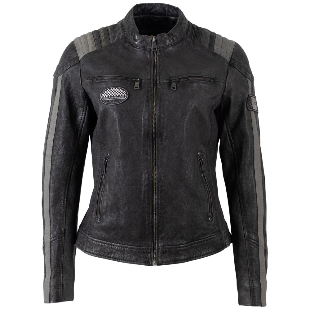 Kurtka skórzana damska Mauritius Czarna MWSpeeda - readytowear