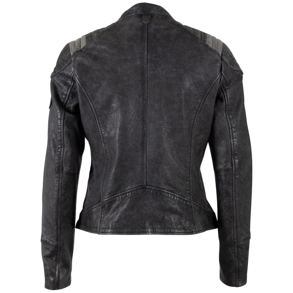 Kurtka skórzana damska Mauritius Czarna MWSpeeda - readytowear