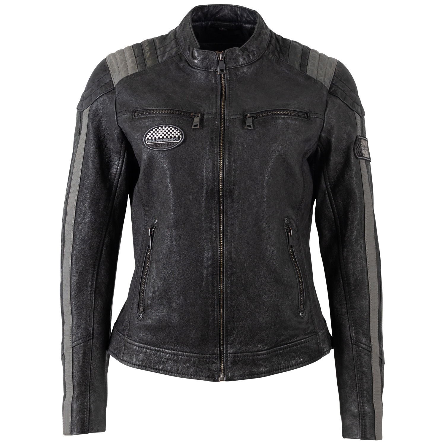 Kurtka skórzana damska Mauritius Czarna MWSpeeda – Kurtki skórzane