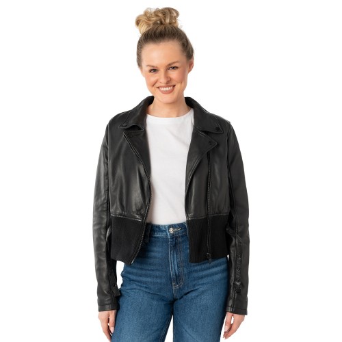 Kurtka skórzana damska Mauritius Czarna MWSunniva