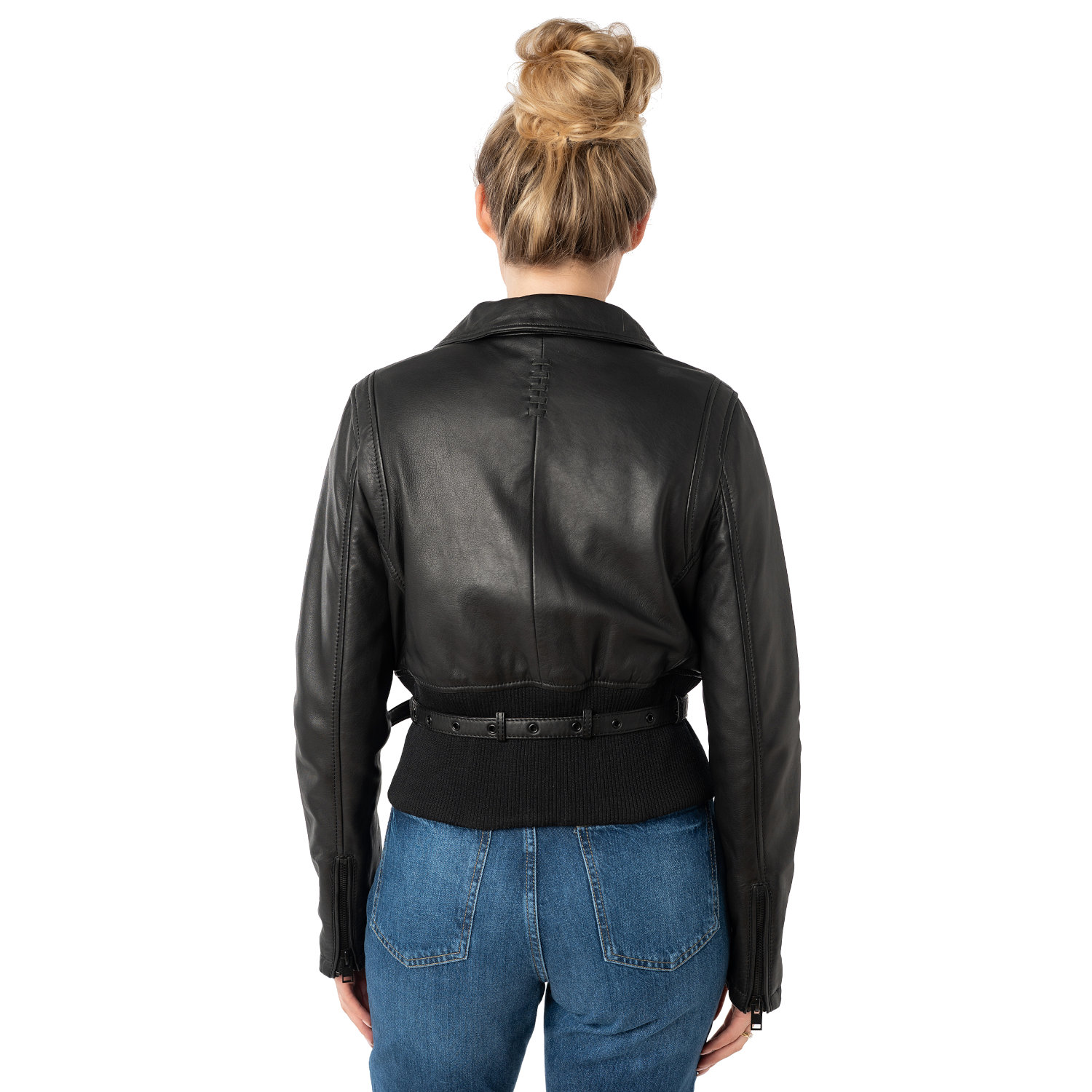 Kurtka skórzana damska Mauritius Czarna MWSunniva – Kurtki skórzane