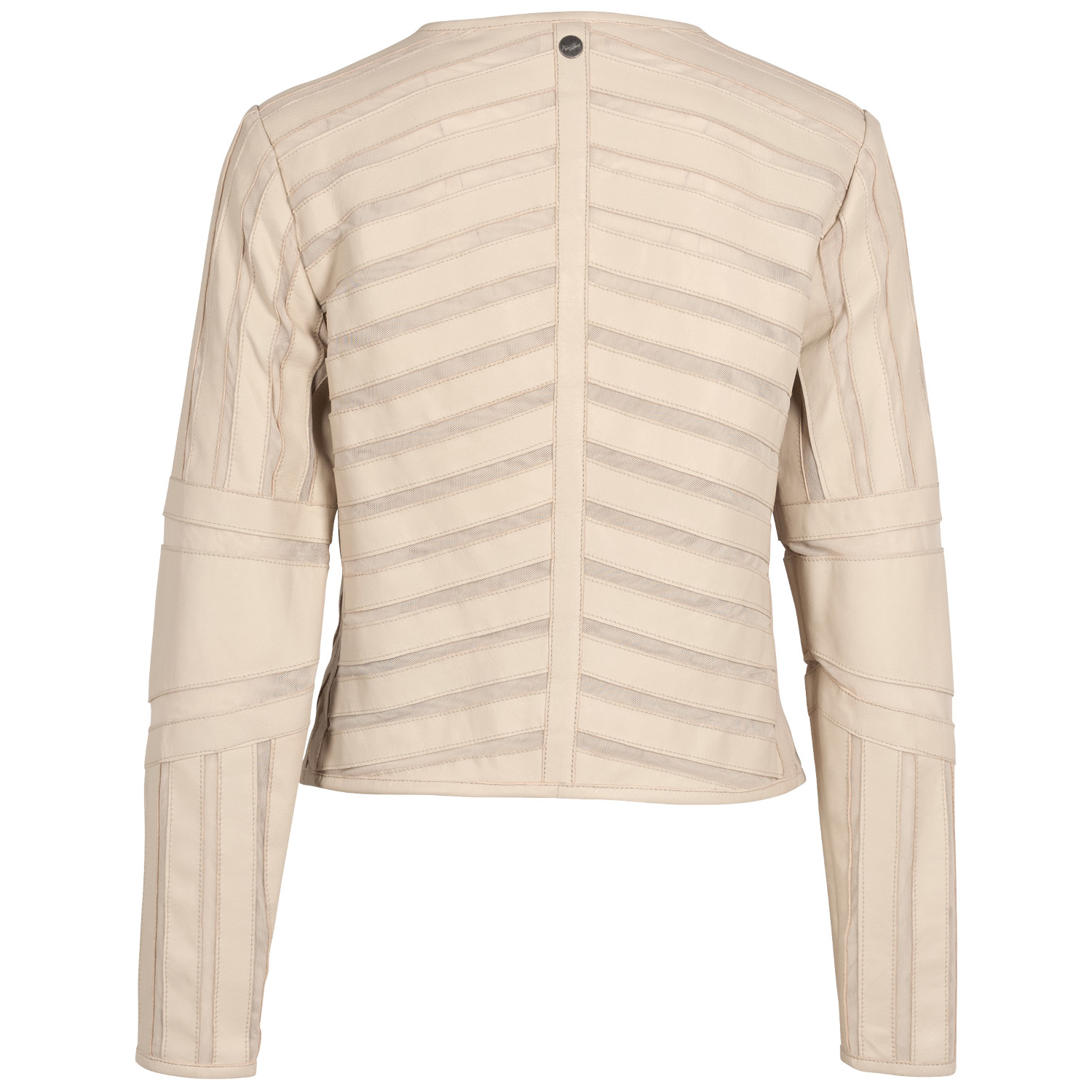 Kurtka skórzana damska Mauritius Beżowa MWSuri – Kurtki skórzane