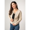 Kurtka skórzana damska Mauritius Beżowa MWSuri – Kurtki skórzane