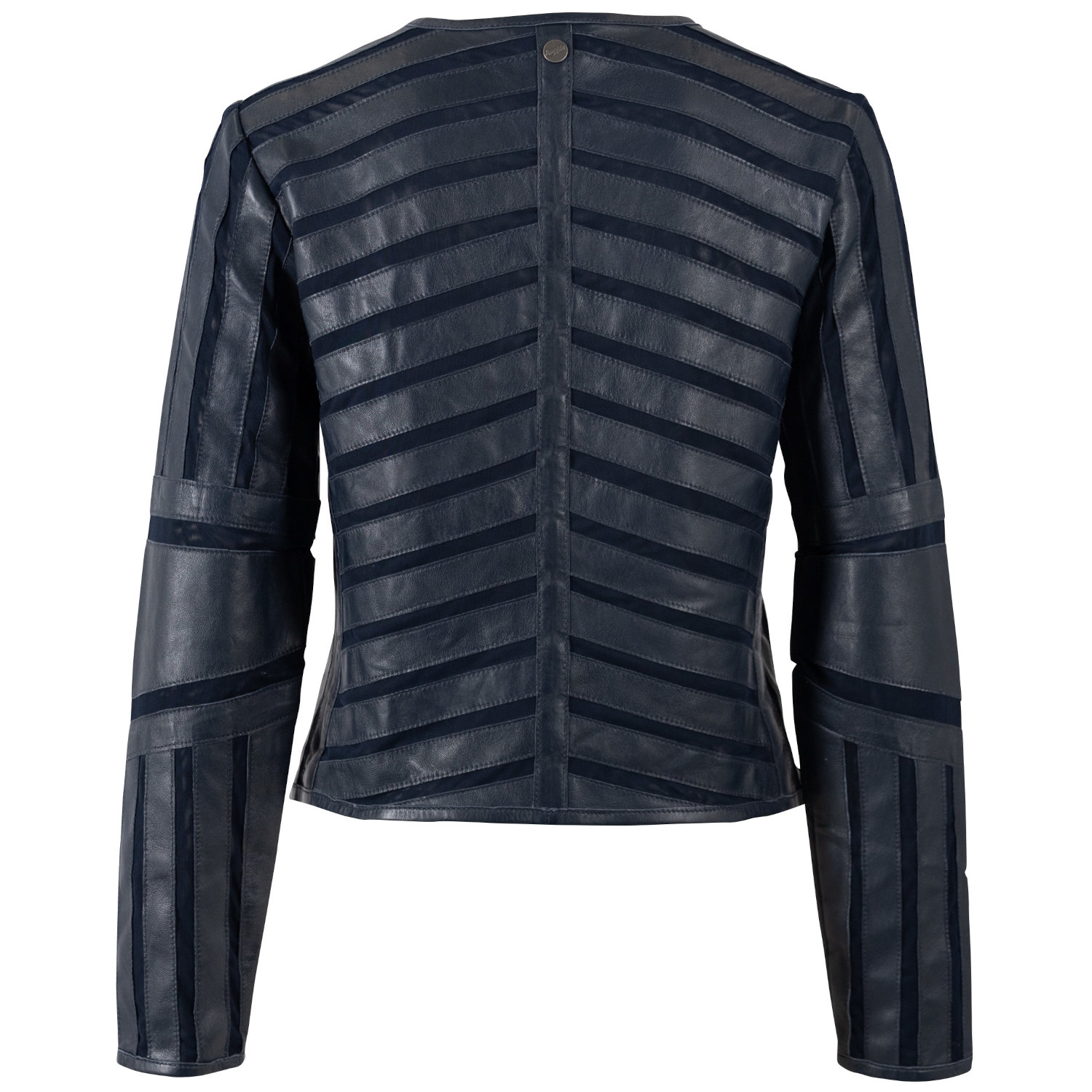 Kurtka skórzana damska Mauritius granatowa MWSuri – Kurtki skórzane