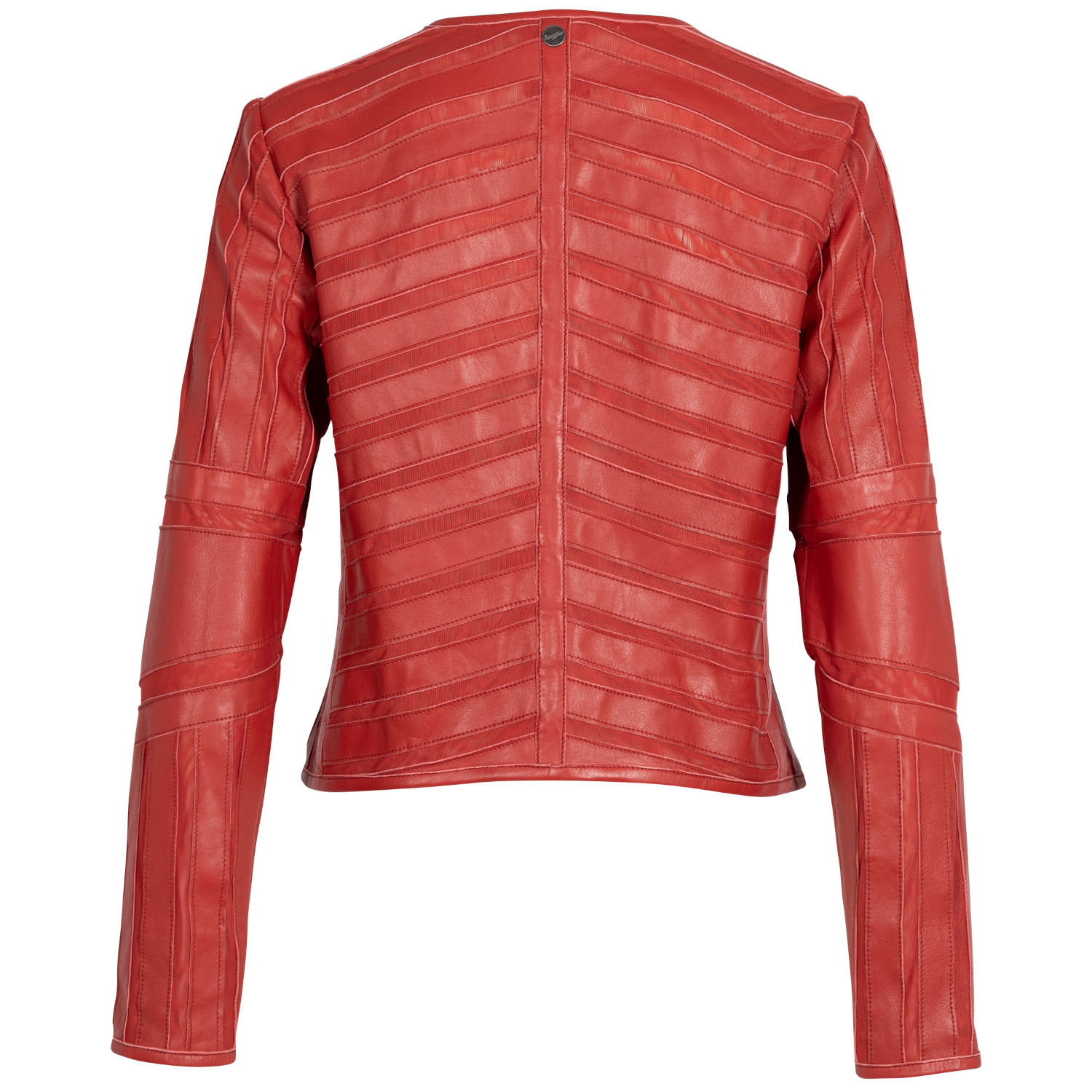 Kurtka skórzana damska Mauritius czerwona MWSuri – BLACK FRIDAY