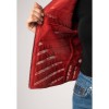 Kurtka skórzana damska Mauritius czerwona MWSuri – BLACK FRIDAY