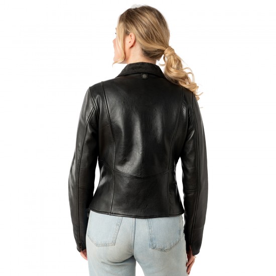 Kurtka skórzana damska Mauritius Czarna MWTabitha