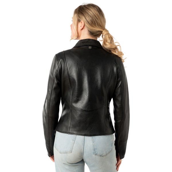 Kurtka skórzana damska Mauritius Czarna MWTabitha