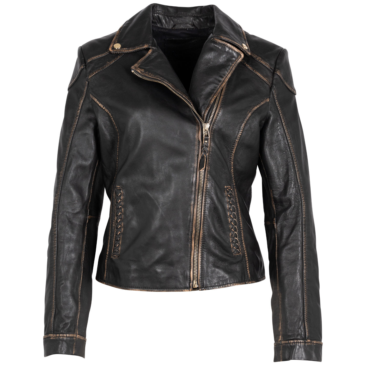 Kurtka skórzana damska Mauritius Czarna Vintage MWTaisha – Kurtki skórzane Kurtka skórzana damska Mauritius Czarna Vintage MWTaisha – Kurtki skórzane