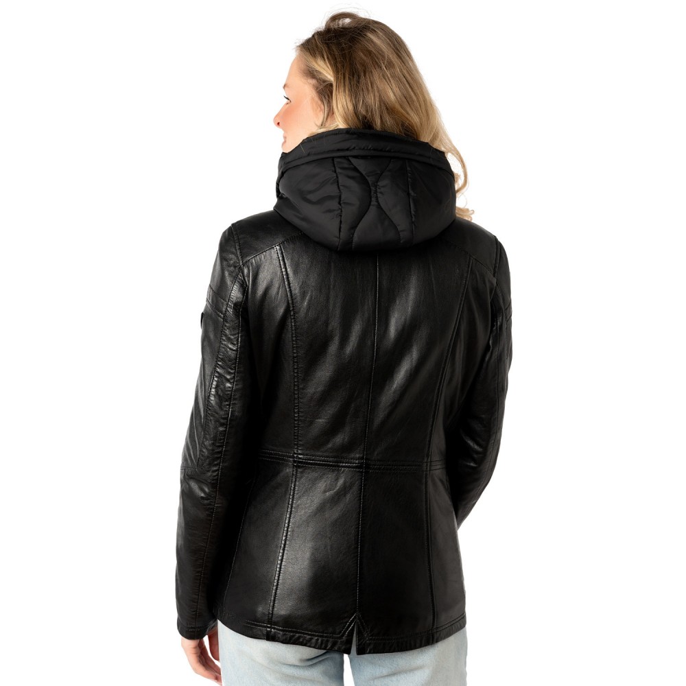 Kurtka skórzana damska Mauritius Czarna MWTaja