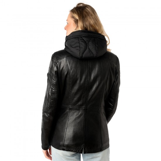 Kurtka skórzana damska Mauritius Czarna MWTaja Kurtka skórzana damska Mauritius Czarna MWTaja