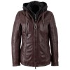 Kurtka skórzana damska Mauritius Burgundowa MWTaja – Kurtki skórzane Kurtka skórzana damska Mauritius Burgundowa MWTaja – Kurtki skórzane