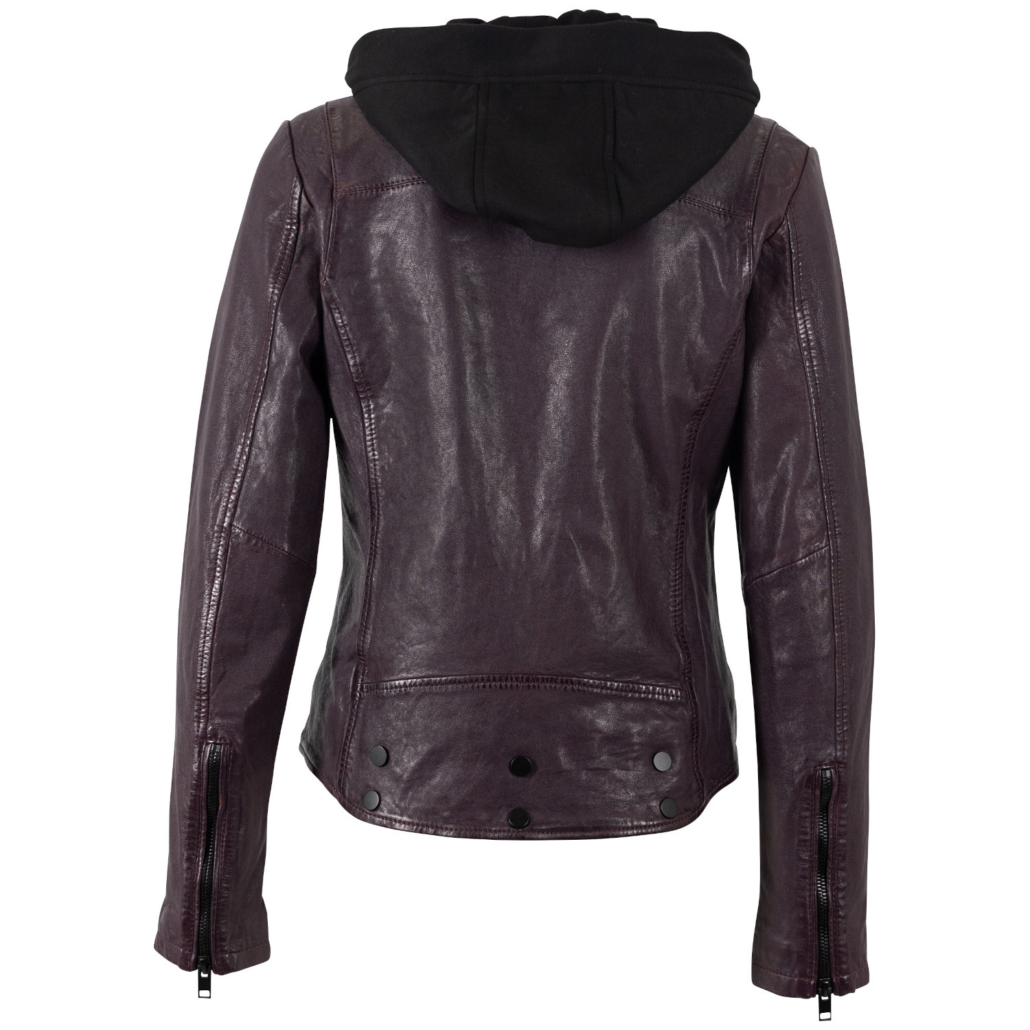 Kurtka skórzana damska Mauritius Ciemnofioletowa MWTary – BLACK FRIDAY