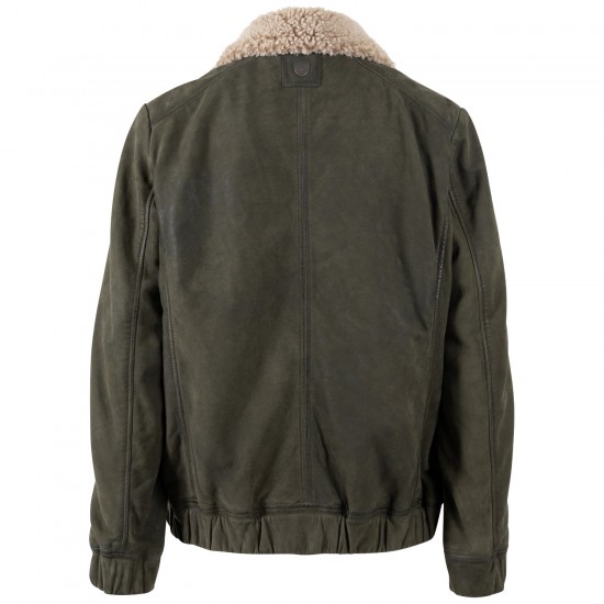 Kurtka skórzana damska Mauritius Oliwkowa MWTeya