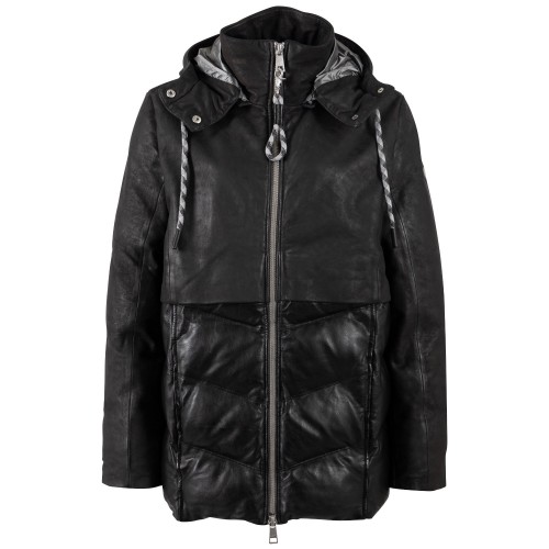 Kurtka skórzana damska Mauritius Ciemny antracyt MWVlinda