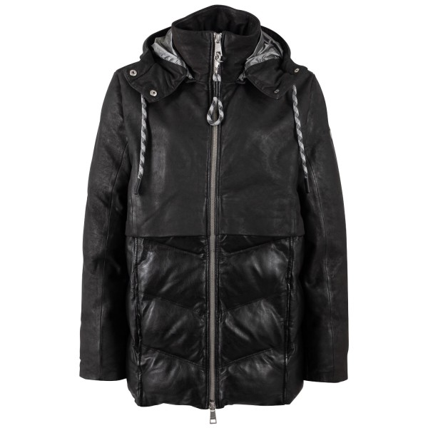 Kurtka skórzana damska Mauritius Ciemny antracyt MWVlinda