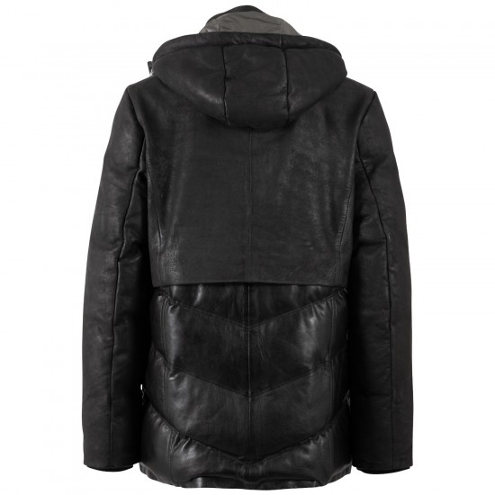 Kurtka skórzana damska Mauritius Ciemny antracyt MWVlinda