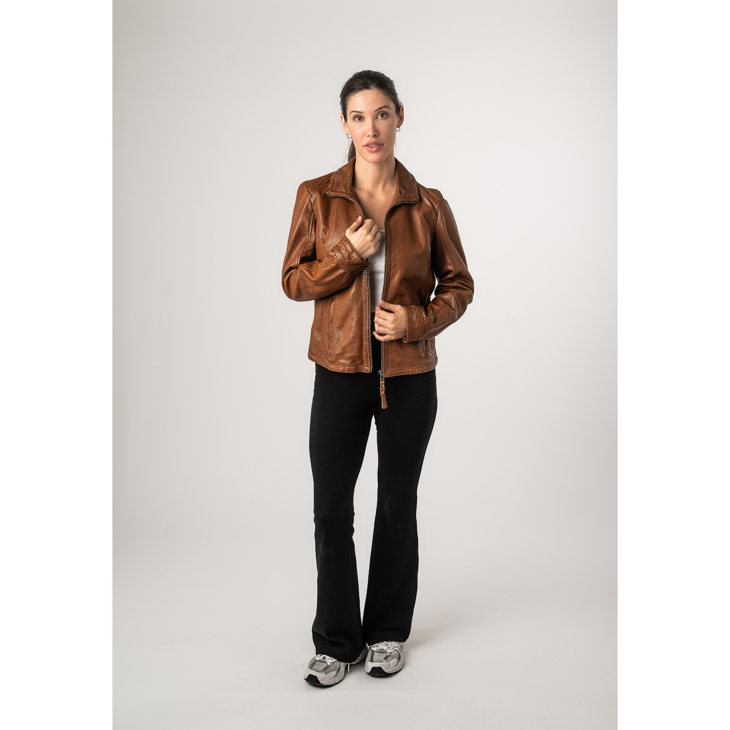 Kurtka skórzana damska Mauritius Cognac MWWalli – Kurtki skórzane Kurtka skórzana damska Mauritius Cognac MWWalli – Kurtki skórzane