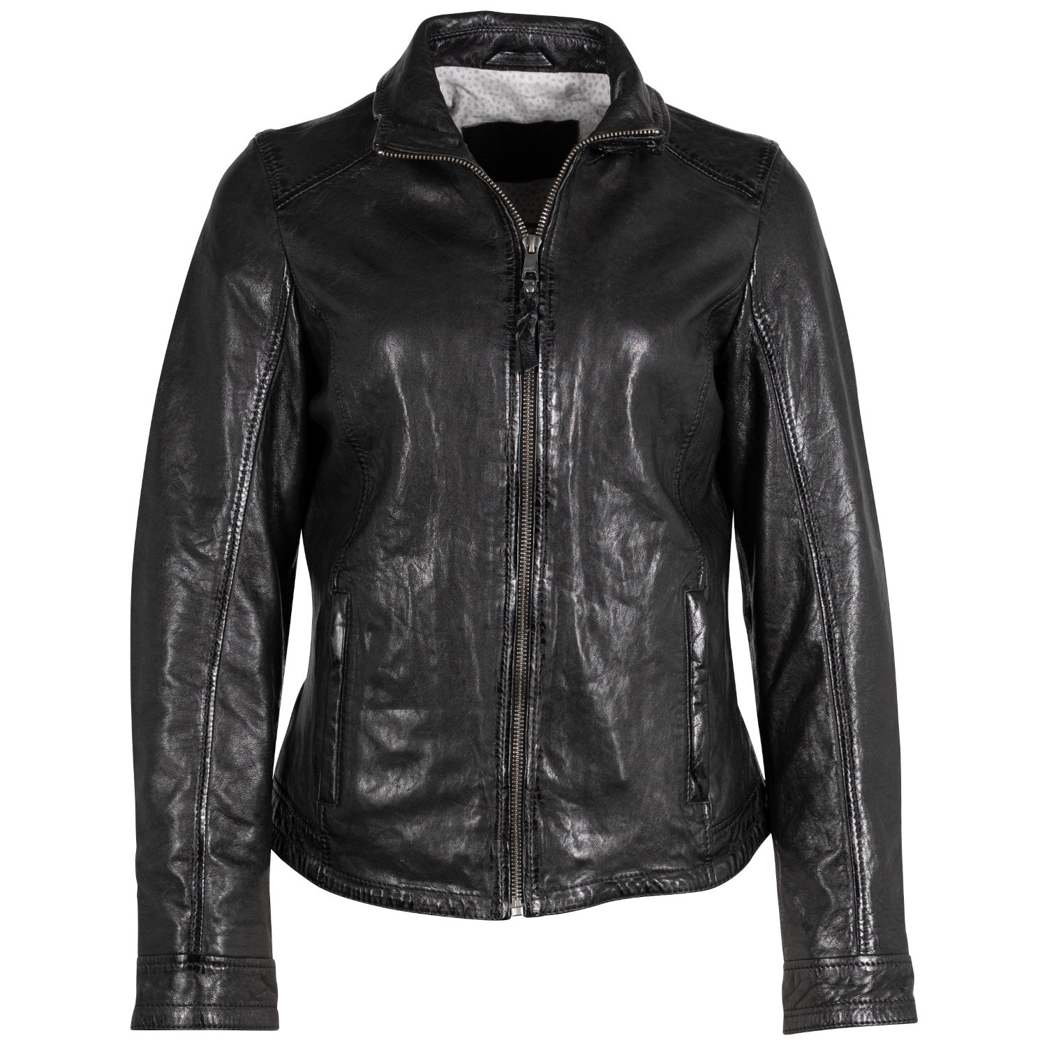 Kurtka skórzana damska Mauritius Czarna MWWalli – Kurtki skórzane Kurtka skórzana damska Mauritius Czarna MWWalli – Kurtki skórzane